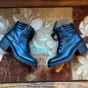 Gently used Madden Girl combat boots